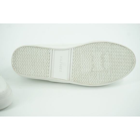 Tommy Hilfiger Fantim Flag Stripe Flat Canvas Sneakers SZ 6 White Low Top - Picture 6 of 10